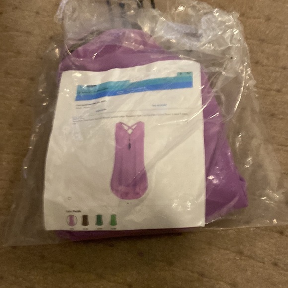 Purple tank top. BRAND NEW.  NEVER WORN. Size small.  Crisscross back. - Picture 5 of 7